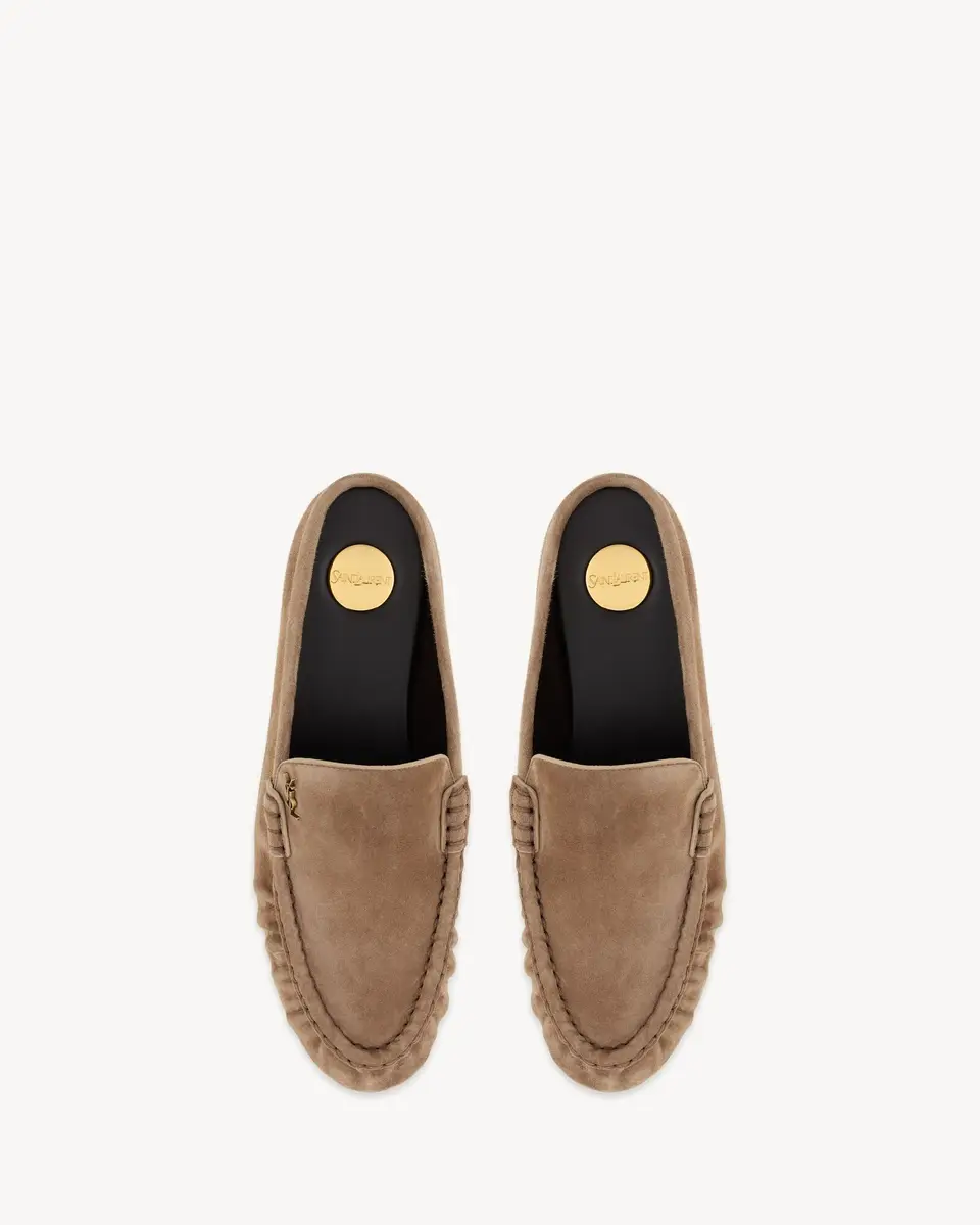 Yves Saint Laurent LE LOAFER mules in suede | Thumbnail 3