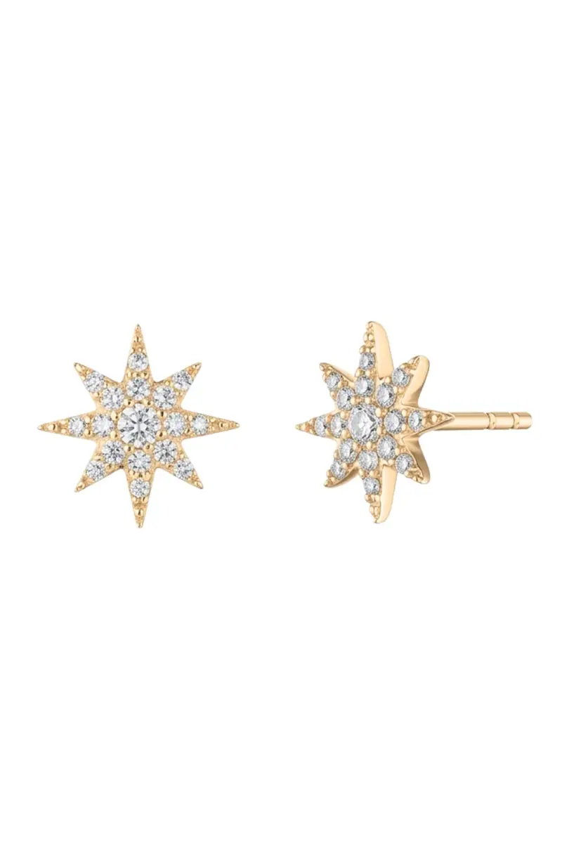 Diamond North Star Earrings Diamond North Star Earrings