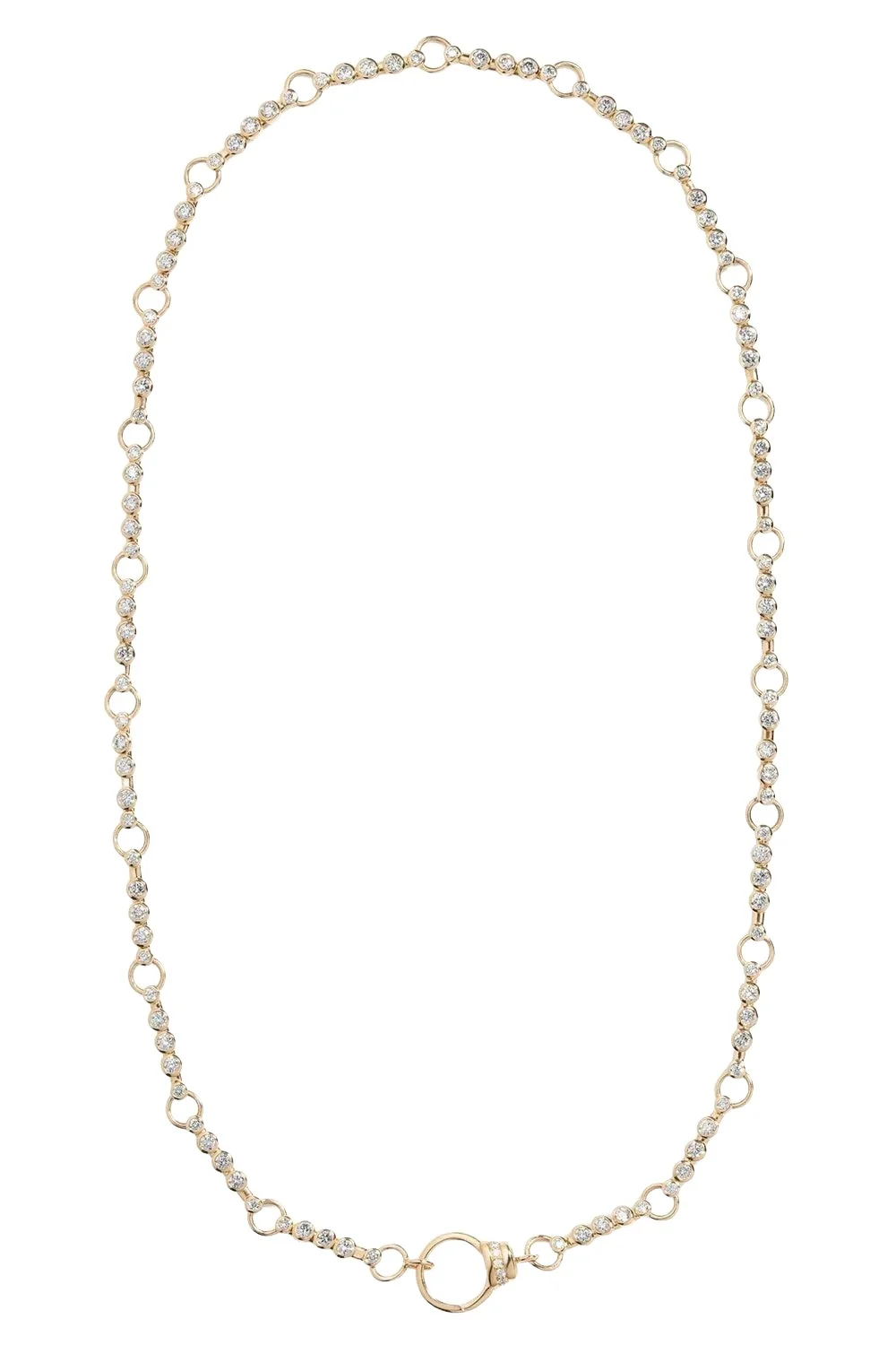 MINED AND FOUND Diamond Pathway I Slide Necklace