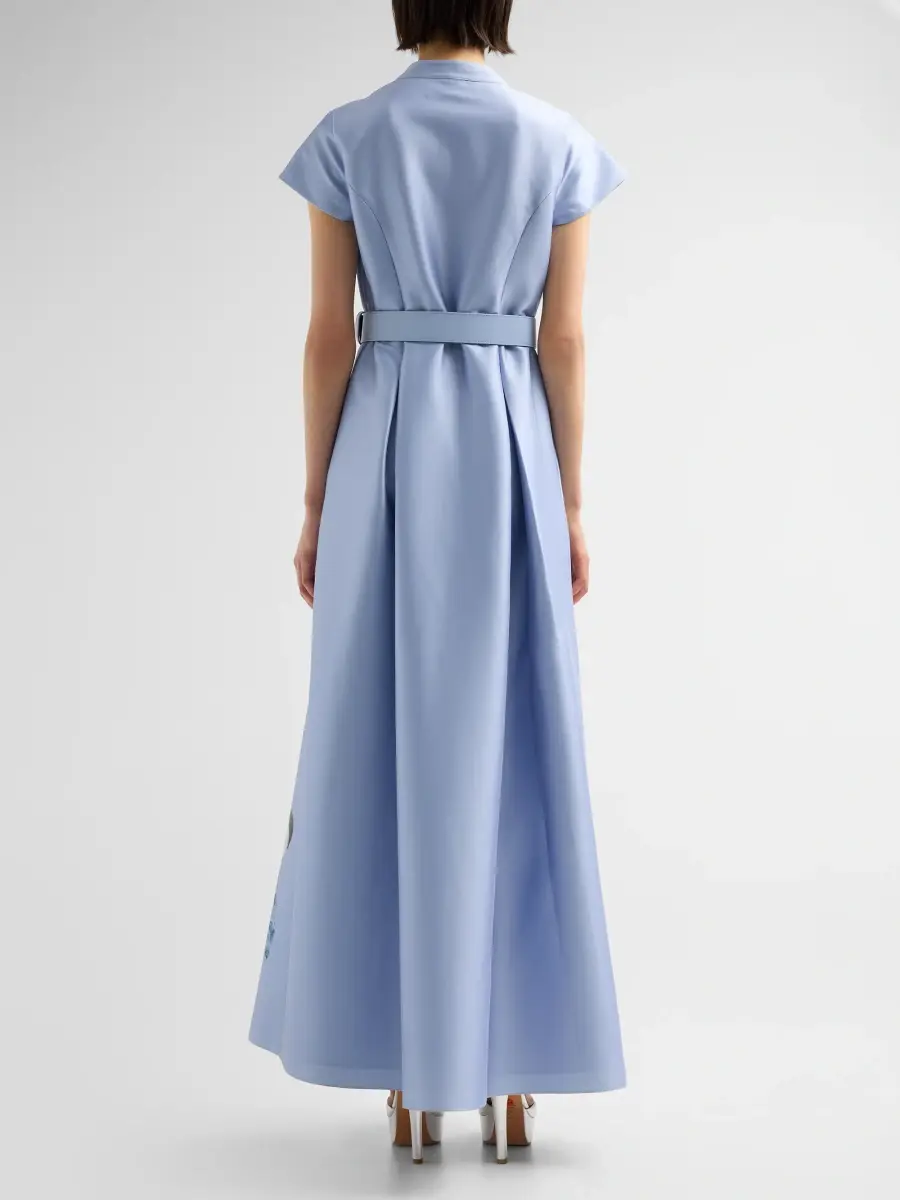 SACHIN & BABI Women's Marta Beaded Floral Belted Shirtwaist Gown | Thumbnail 3 SACHIN & BABI Women's Marta Beaded Floral Belted Shirtwaist Gown | Thumbnail 3
