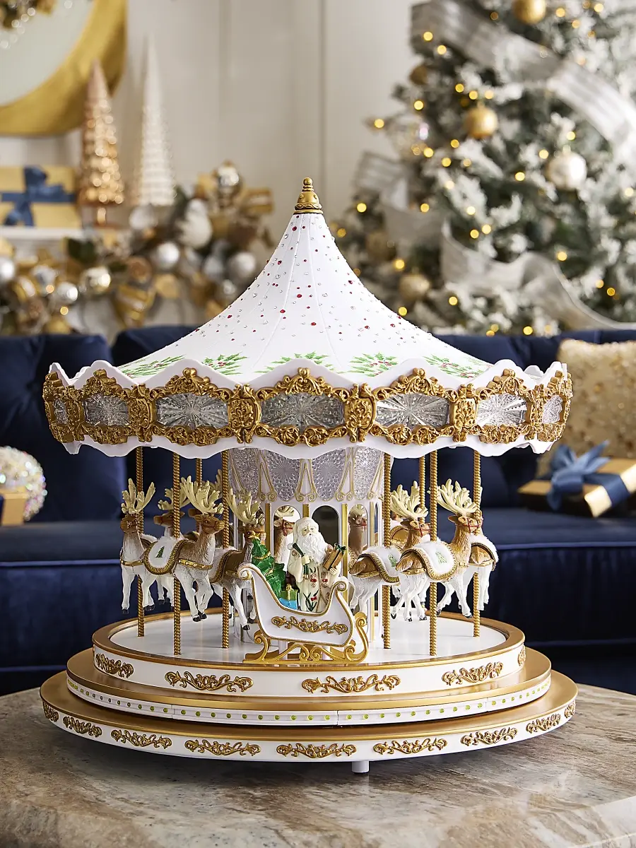 Mr Christmas Holiday Holly Carousel | Thumbnail 2 Mr Christmas Holiday Holly Carousel | Thumbnail 2