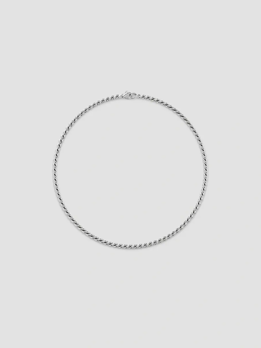 David Yurman Women's Sculpted Cable Chain Necklace in Sterling Silver, 3.7MM | Thumbnail 3 David Yurman Women's Sculpted Cable Chain Necklace in Sterling Silver, 3.7MM | Thumbnail 3