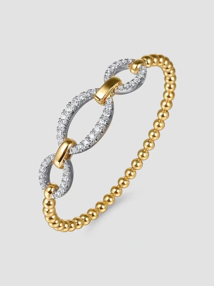 Gabriel & Co Women's Bujukan Two-Tone 14K Gold & 1.45 TCW Diamond Bangle | Thumbnail 3 Gabriel & Co Women's Bujukan Two-Tone 14K Gold & 1.45 TCW Diamond Bangle | Thumbnail 3