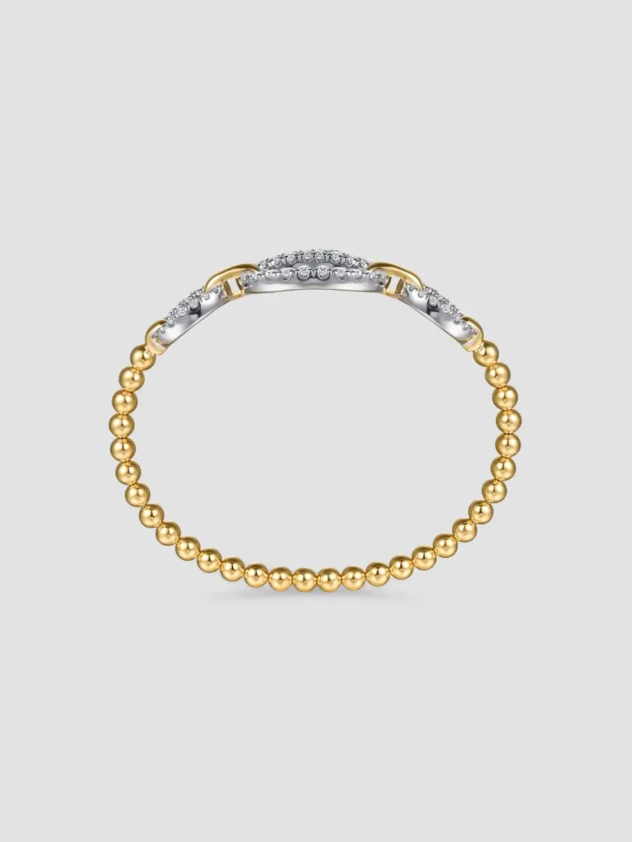 Gabriel & Co Women's Bujukan Two-Tone 14K Gold & 1.45 TCW Diamond Bangle | Thumbnail 4 Gabriel & Co Women's Bujukan Two-Tone 14K Gold & 1.45 TCW Diamond Bangle | Thumbnail 4
