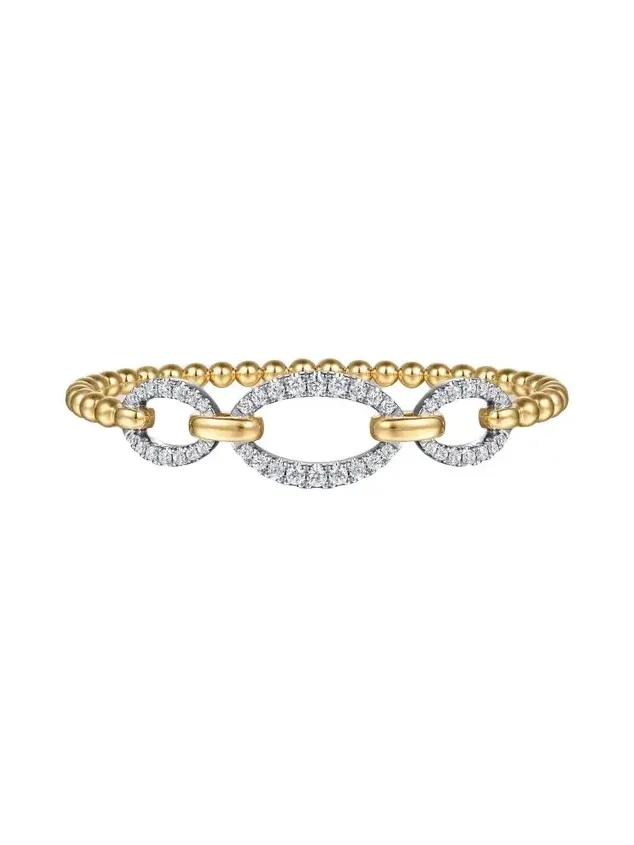 Women's Bujukan Two-Tone 14K Gold & 1.45 TCW Diamond Bangle Women's Bujukan Two-Tone 14K Gold & 1.45 TCW Diamond Bangle