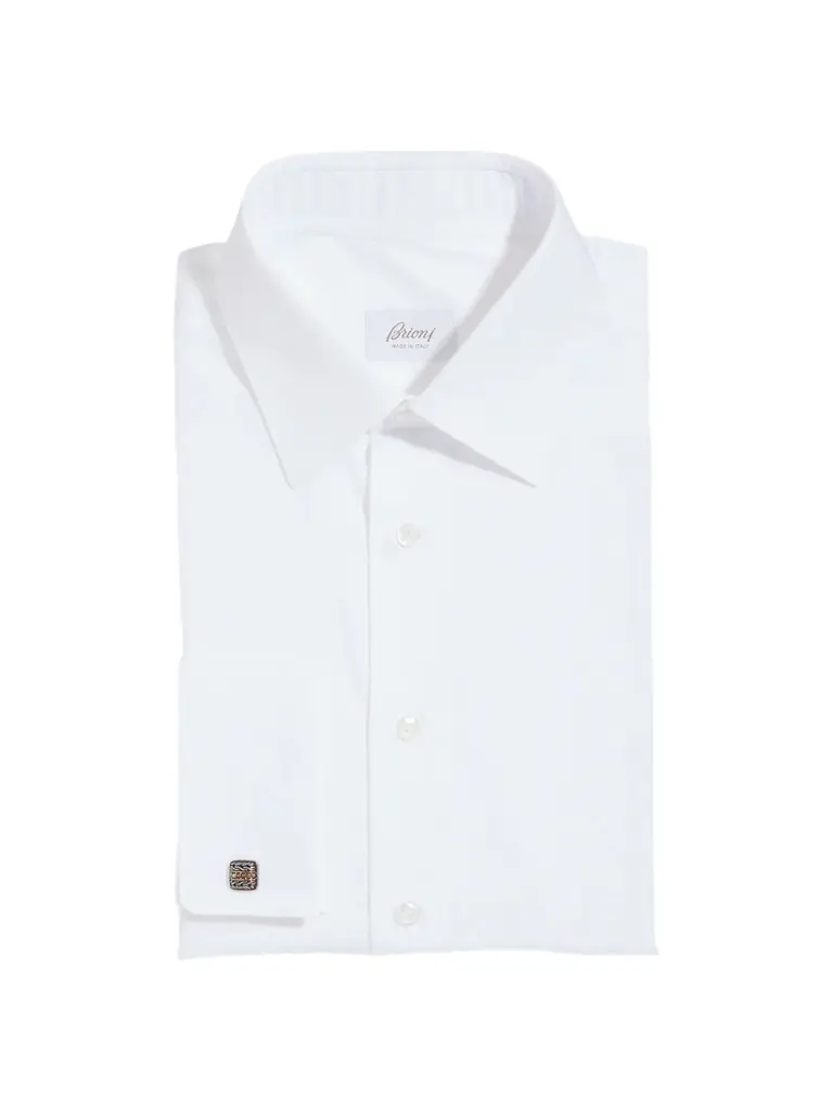 Brioni Men's French-Cuff Dress Shirt
