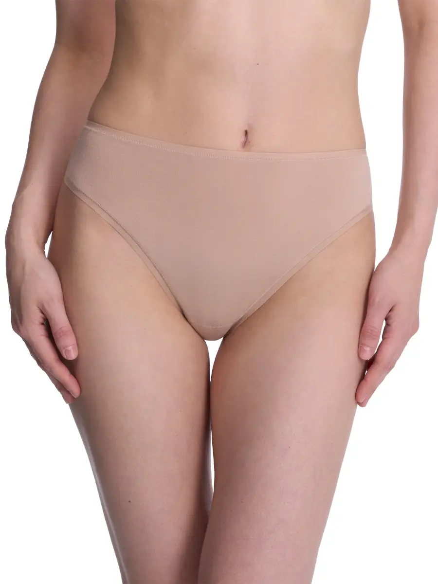 Natori Women's Bliss Bare Cotton High Cut Brief 3-Pack | Thumbnail 3 Natori Women's Bliss Bare Cotton High Cut Brief 3-Pack | Thumbnail 3