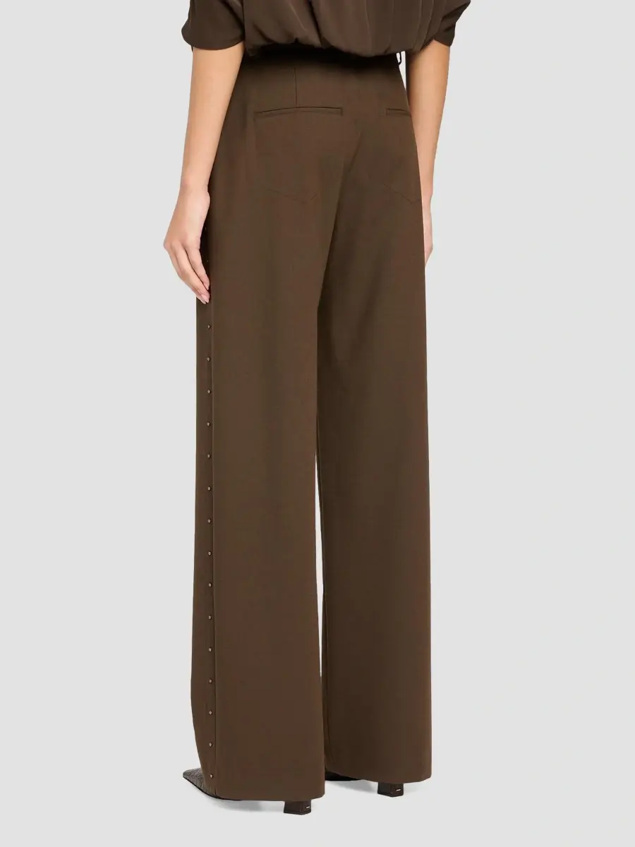 Vince Women's Studded Wide-Leg Trousers | Thumbnail 3 Vince Women's Studded Wide-Leg Trousers | Thumbnail 3