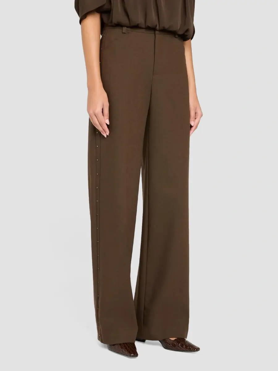 Vince Women's Studded Wide-Leg Trousers | Thumbnail 4 Vince Women's Studded Wide-Leg Trousers | Thumbnail 4