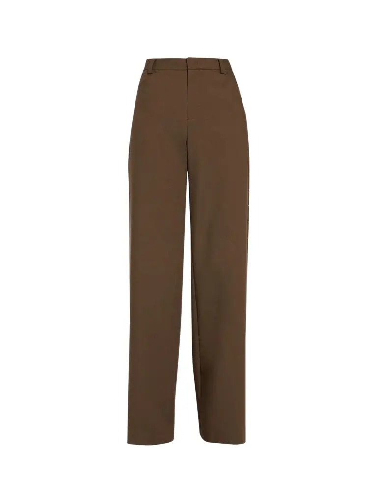 Vince Women's Studded Wide-Leg Trousers