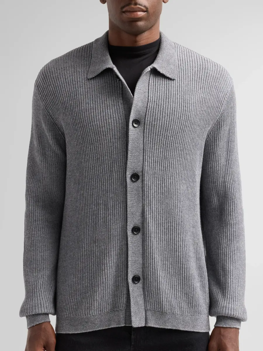 PAIGE Men's Matsuda Extrafine Merino Wool-Blend Ribbed Sweater | Thumbnail 5 PAIGE Men's Matsuda Extrafine Merino Wool-Blend Ribbed Sweater | Thumbnail 5