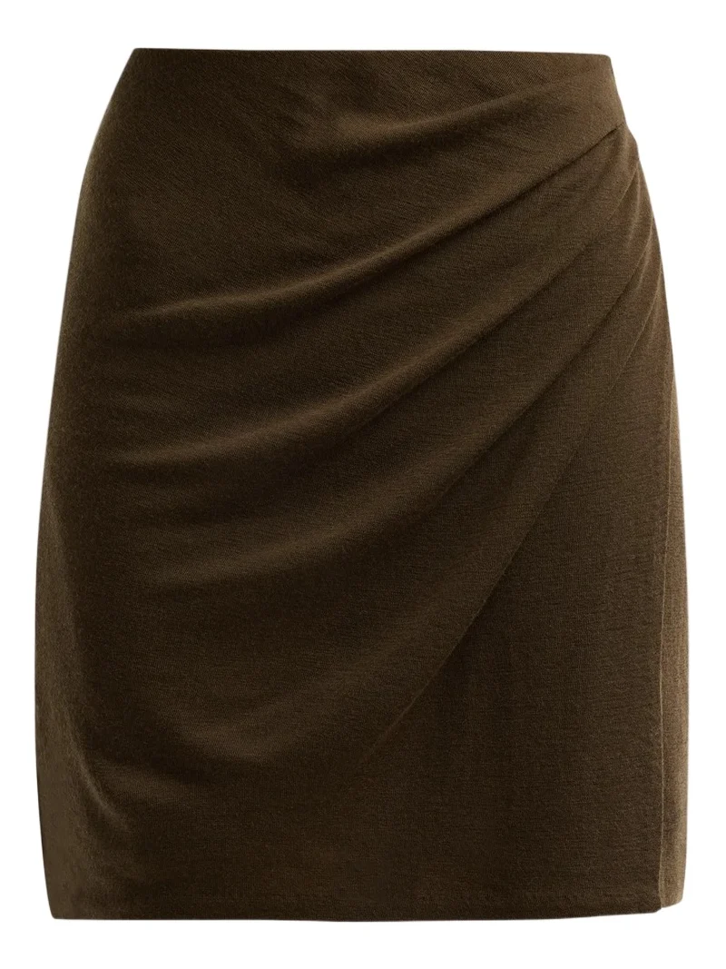 Vince Women's Side Drape Mini Skirt