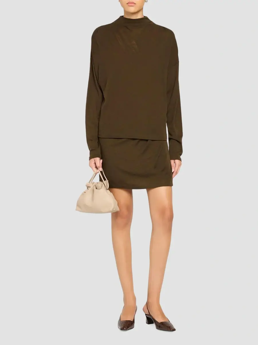Vince Women's Relaxed Funnel Neck Top | Thumbnail 2 Vince Women's Relaxed Funnel Neck Top | Thumbnail 2