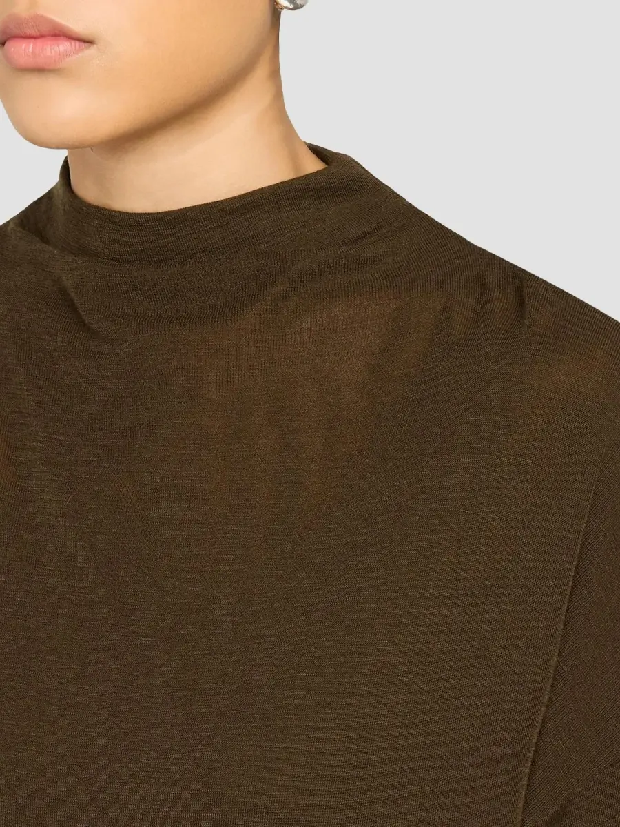 Vince Women's Relaxed Funnel Neck Top | Thumbnail 5 Vince Women's Relaxed Funnel Neck Top | Thumbnail 5