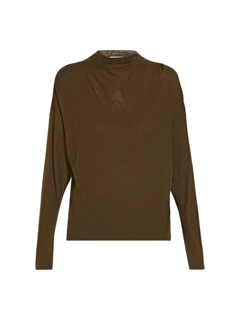Vince Women's Relaxed Funnel Neck Top