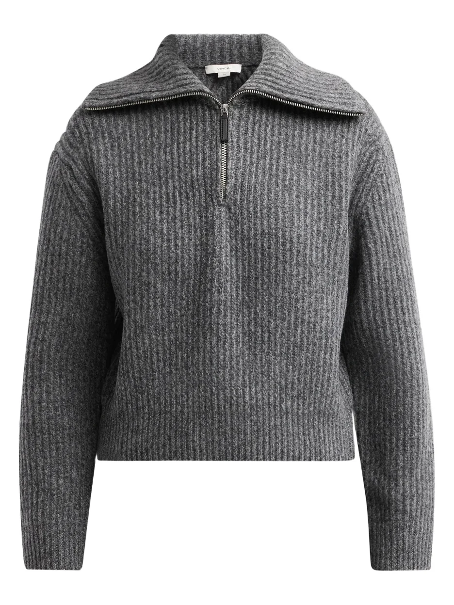 Vince Women's Rib-Knit Wool-Cashmere Sweater
