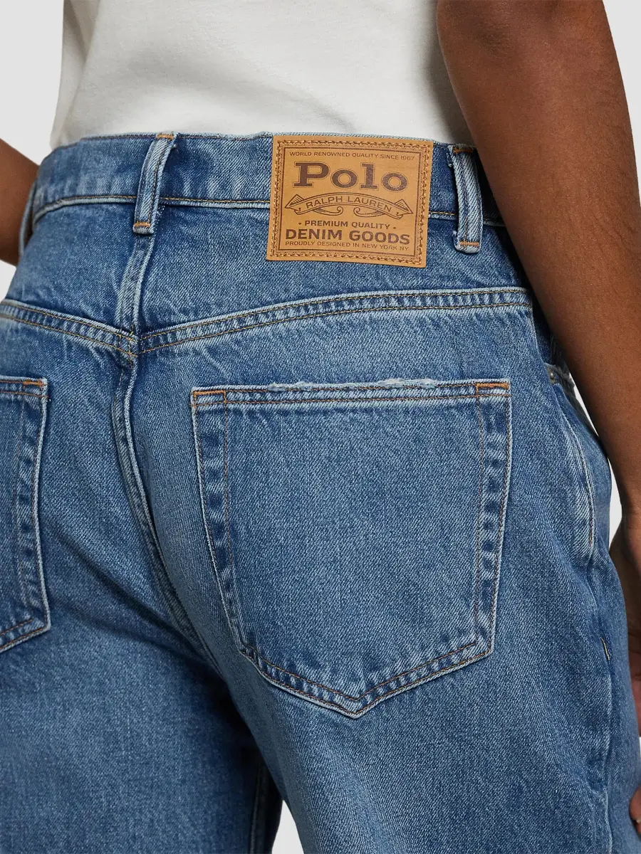 Polo Ralph Lauren Women's Cay Wash Wide-Leg Jeans | Thumbnail 5 Polo Ralph Lauren Women's Cay Wash Wide-Leg Jeans | Thumbnail 5
