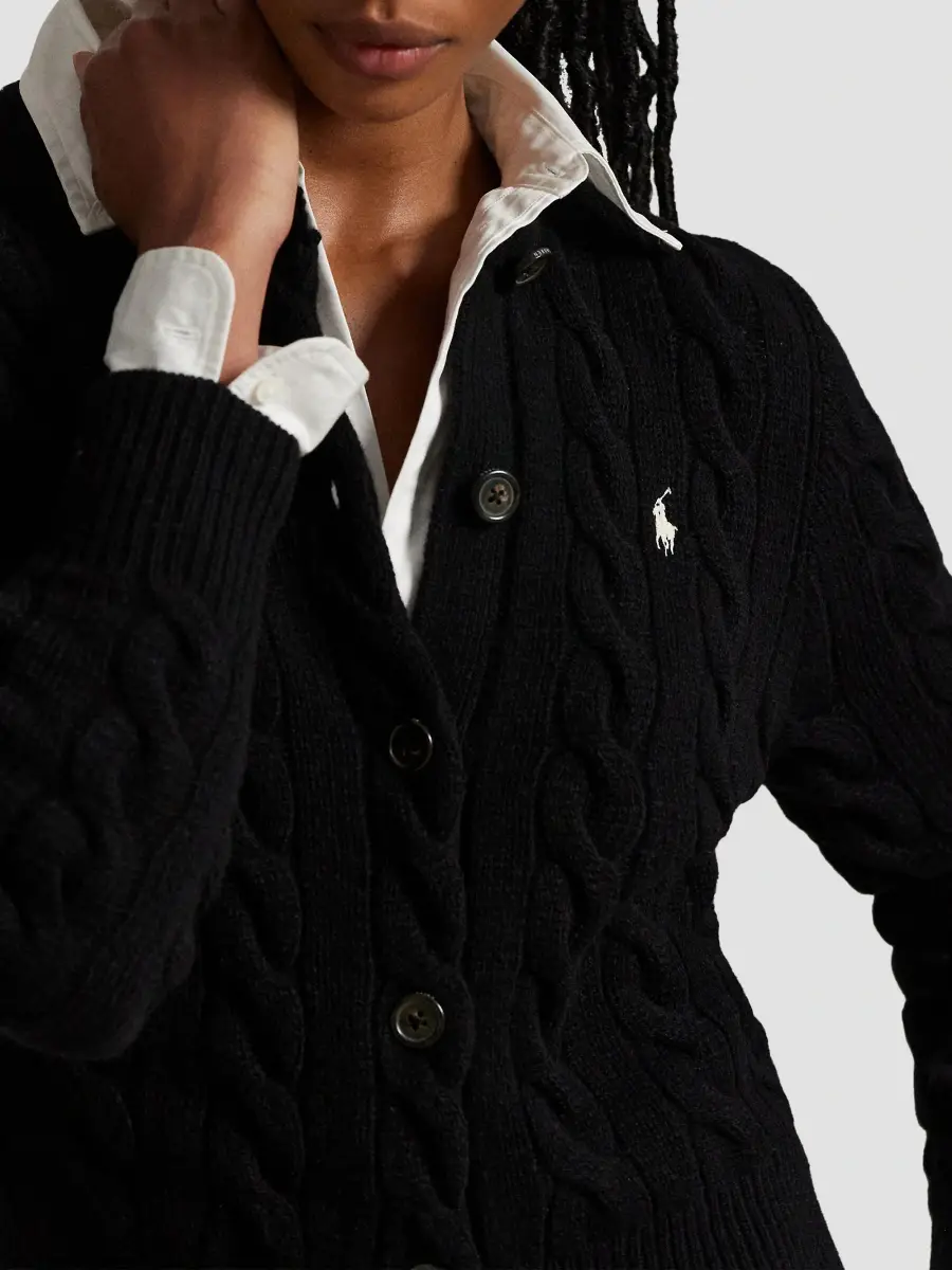 Polo Ralph Lauren Women's Cable-Knit Wool-Cashmere Cardigan | Thumbnail 6 Polo Ralph Lauren Women's Cable-Knit Wool-Cashmere Cardigan | Thumbnail 6