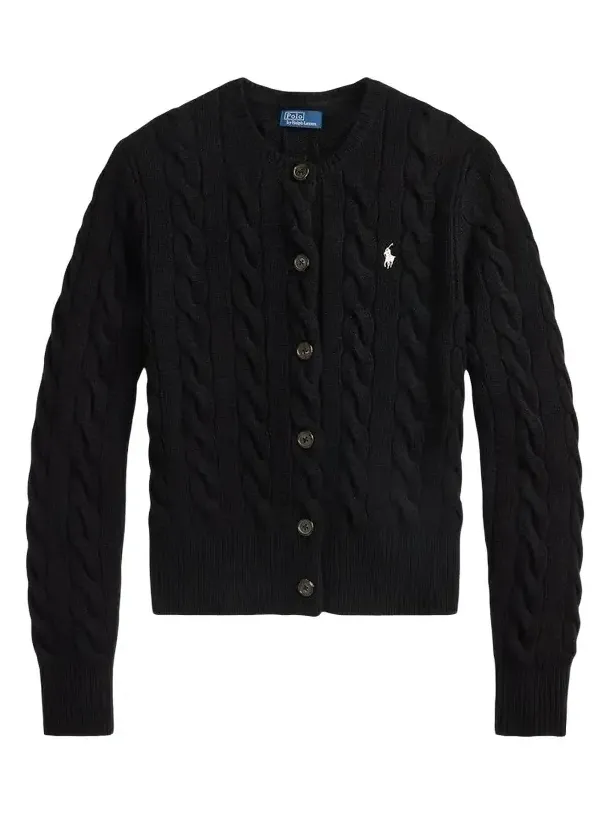 Women's Cable-Knit Wool-Cashmere Cardigan Women's Cable-Knit Wool-Cashmere Cardigan