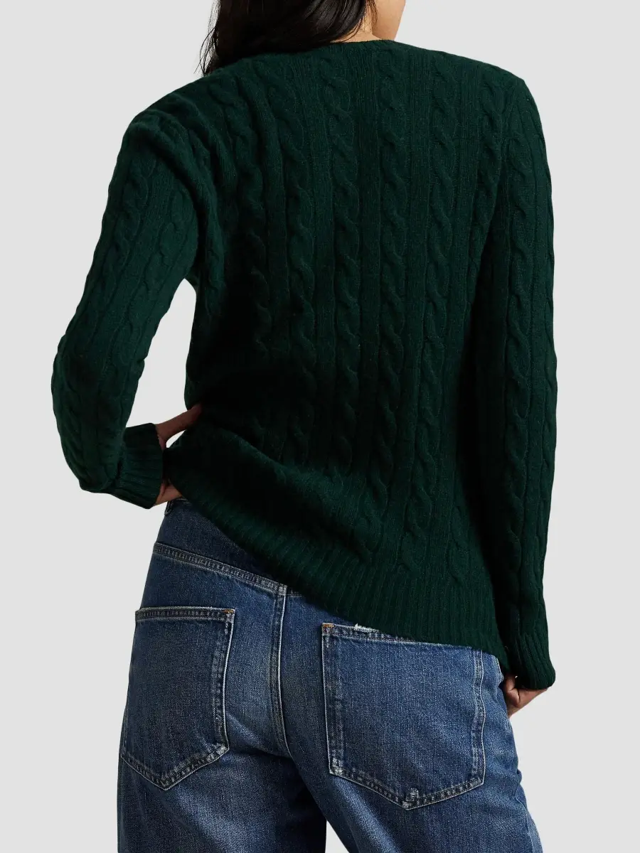 Polo Ralph Lauren Women's Cable-Knit Wool-Cashmere Crewneck Sweater | Thumbnail 5 Polo Ralph Lauren Women's Cable-Knit Wool-Cashmere Crewneck Sweater | Thumbnail 5