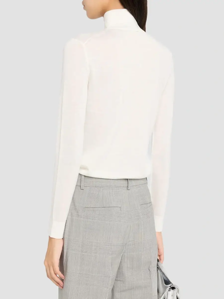 Theory Women's Mockneck Merino Wool Sweater | Thumbnail 3