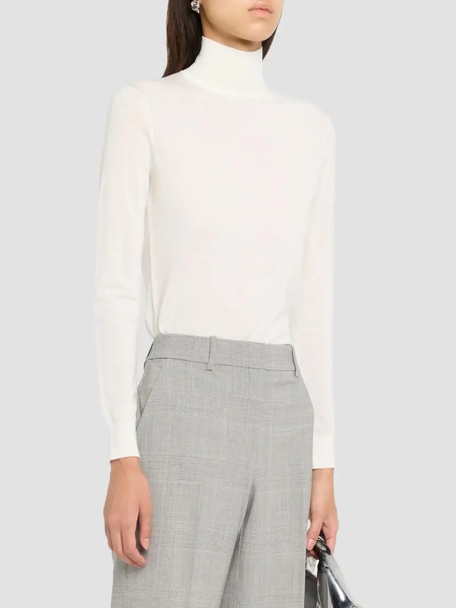 Theory Women's Mockneck Merino Wool Sweater | Thumbnail 4