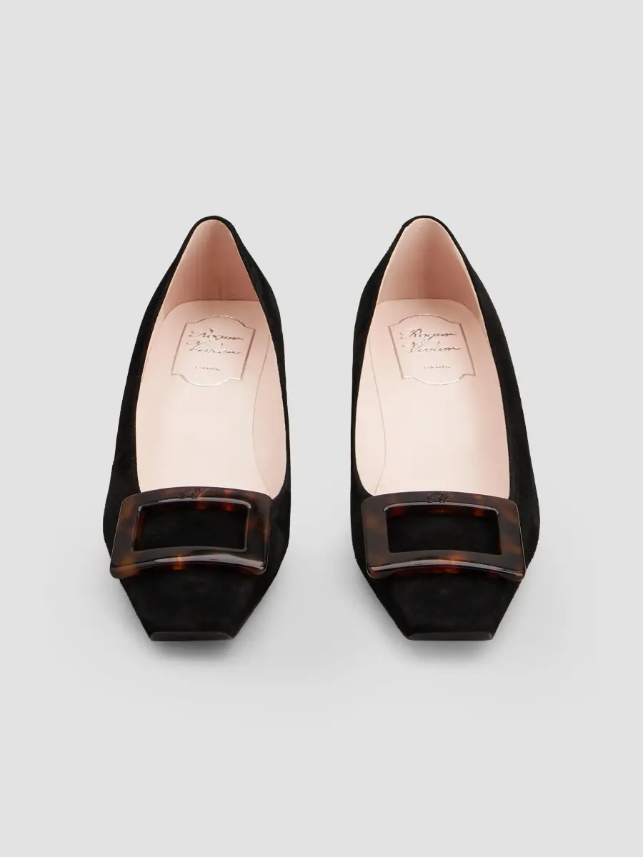 Roger Vivier Women's Belle Vivier 45MM Suede Pumps | Thumbnail 5