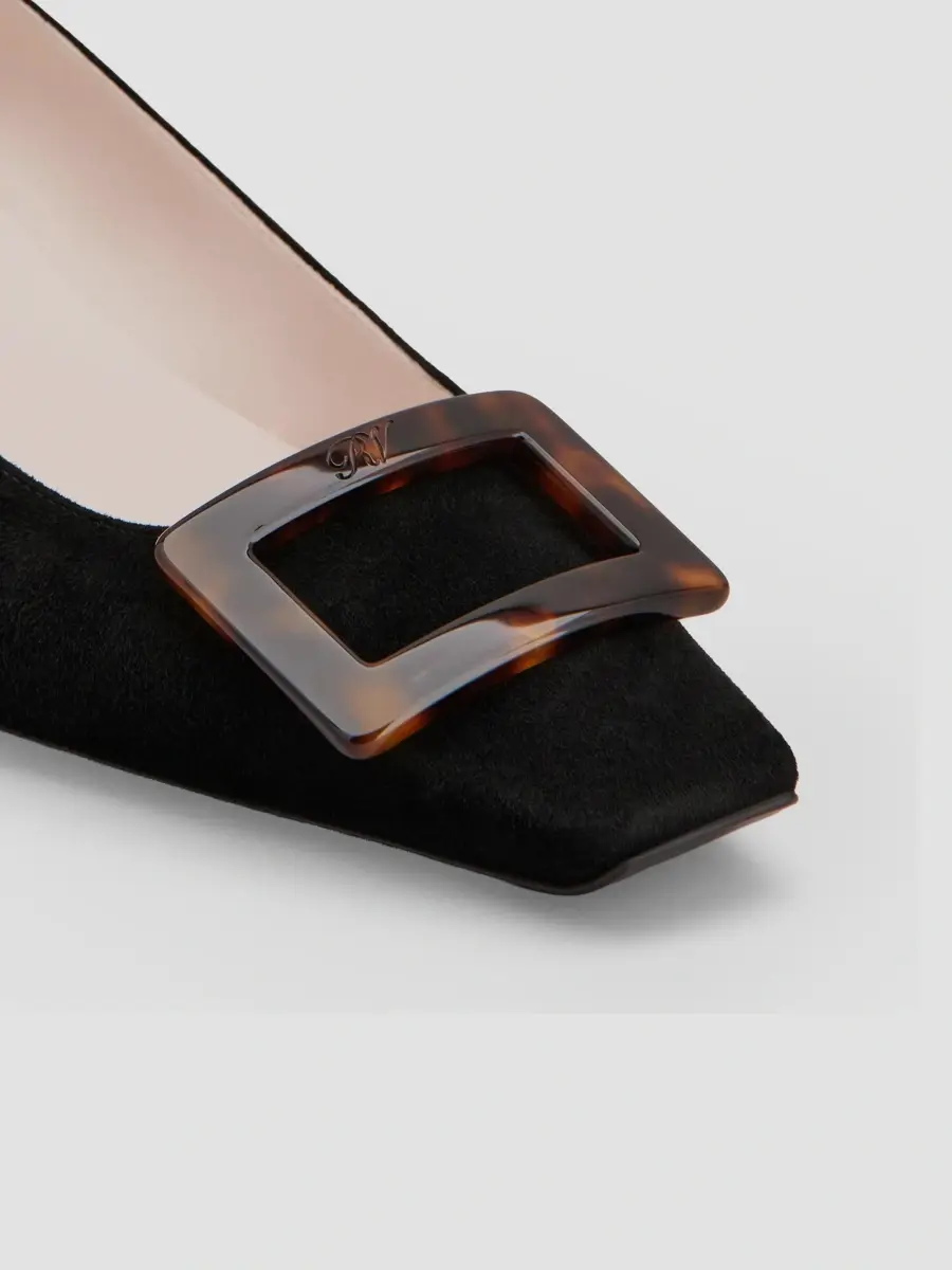 Roger Vivier Women's Belle Vivier 45MM Suede Pumps | Thumbnail 7