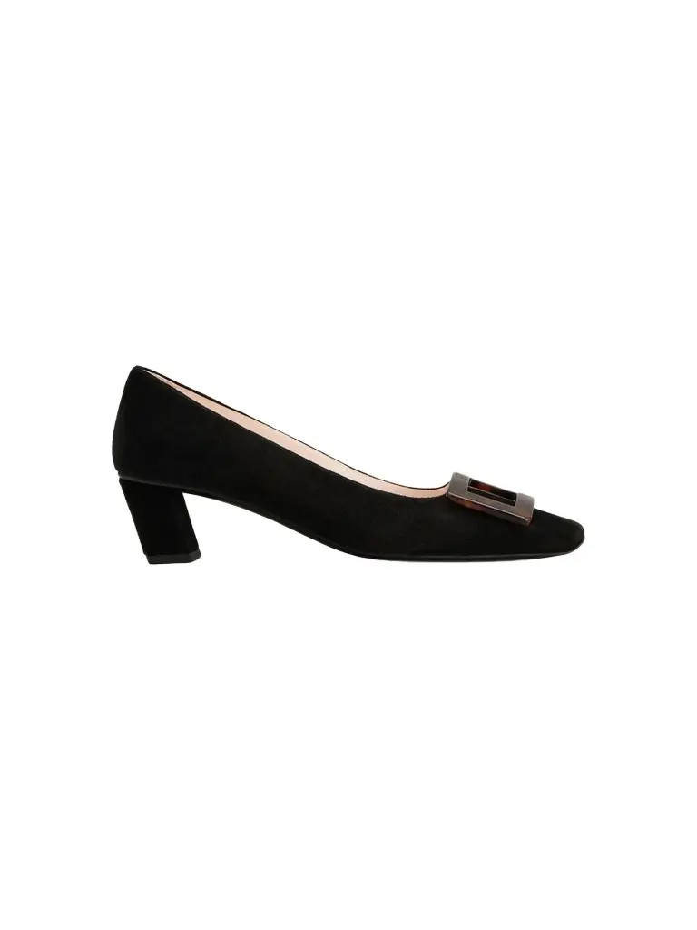 Roger Vivier Women's Belle Vivier 45MM Suede Pumps