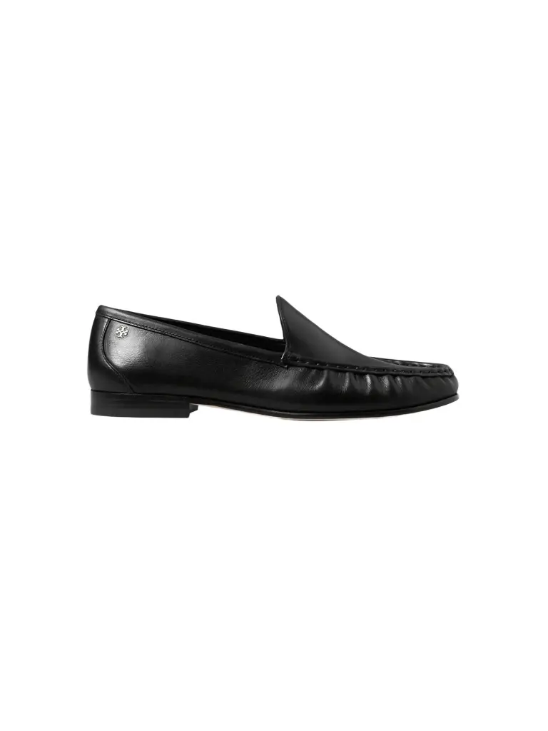 Women's Ruched Leather Loafers Women's Ruched Leather Loafers