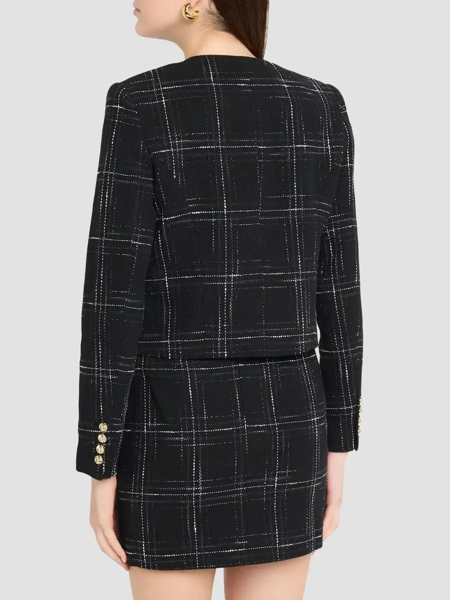 Generation Love Women's Tweed Collarless Jacket | Thumbnail 3 Generation Love Women's Tweed Collarless Jacket | Thumbnail 3