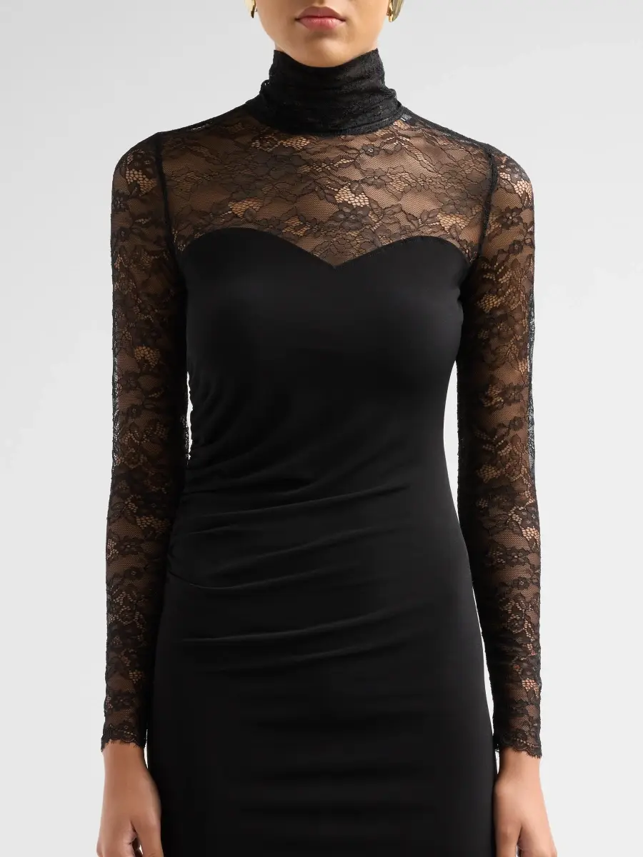 Generation Love Women's Westia Lace Jersey Midi Dress | Thumbnail 5 Generation Love Women's Westia Lace Jersey Midi Dress | Thumbnail 5