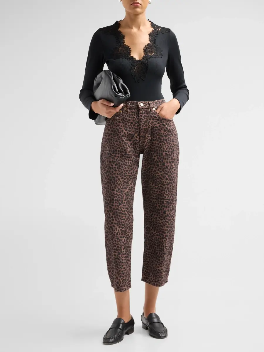 Generation Love Women's Cobel Leopard Jeans | Thumbnail 2