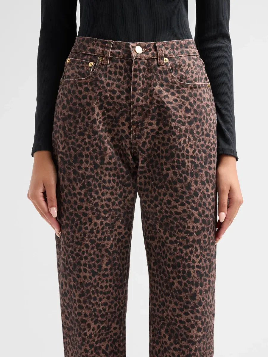 Generation Love Women's Cobel Leopard Jeans | Thumbnail 5