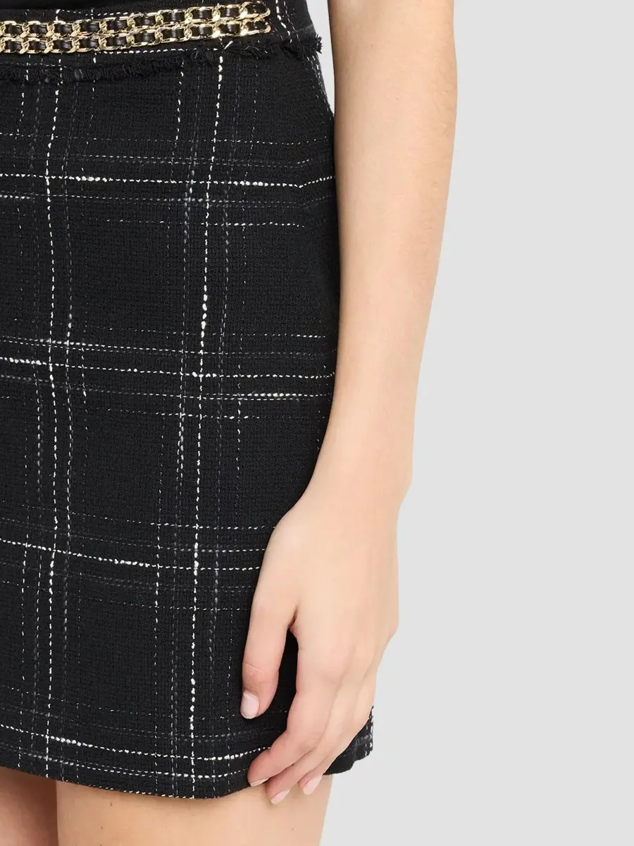 Generation Love Women's Stella Windowpane Tweed Mini Skirt | Thumbnail 5 Generation Love Women's Stella Windowpane Tweed Mini Skirt | Thumbnail 5