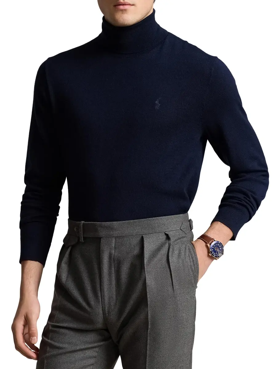 Polo Ralph Lauren Men's Wool Turtleneck Sweater | Thumbnail 3 Polo Ralph Lauren Men's Wool Turtleneck Sweater | Thumbnail 3