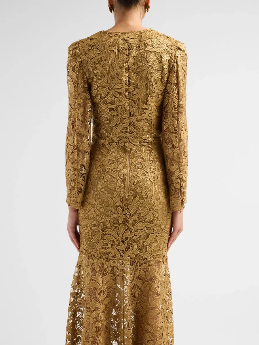 Generation Love Women's Baila Lace Metallic Jacket | Thumbnail 3 Generation Love Women's Baila Lace Metallic Jacket | Thumbnail 3