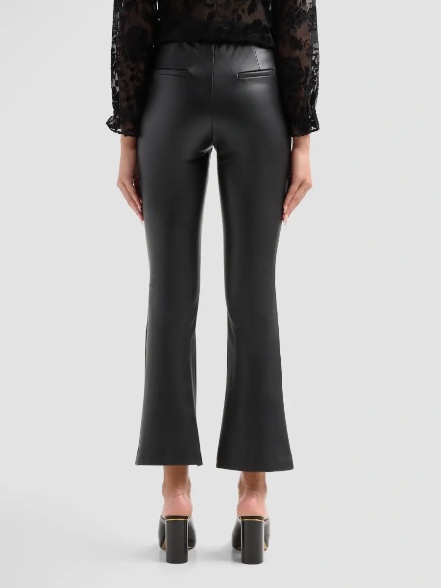 Generation Love Women's Faux-Leather Flare Leggings | Thumbnail 3 Generation Love Women's Faux-Leather Flare Leggings | Thumbnail 3