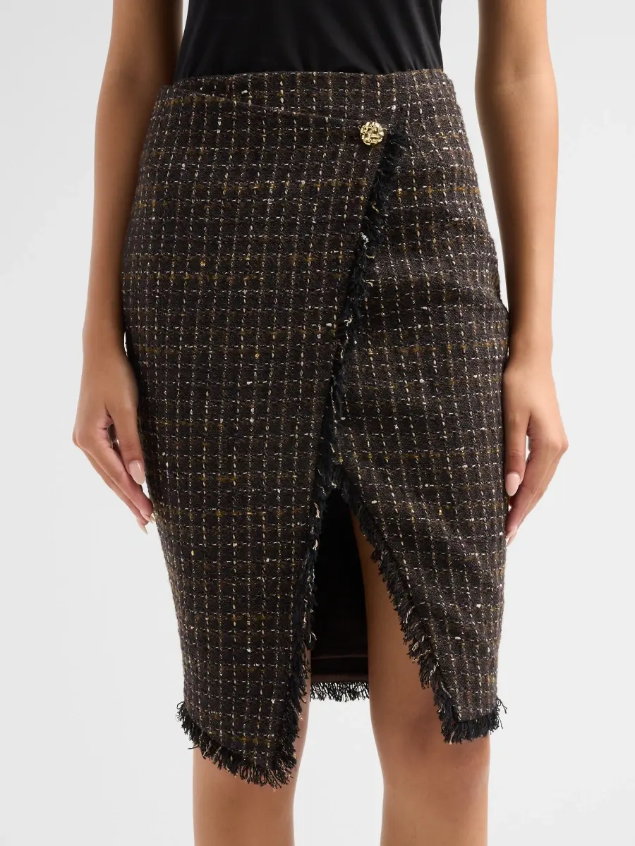 Generation Love Women's Nova Tweed Midi Skirt | Thumbnail 5 Generation Love Women's Nova Tweed Midi Skirt | Thumbnail 5