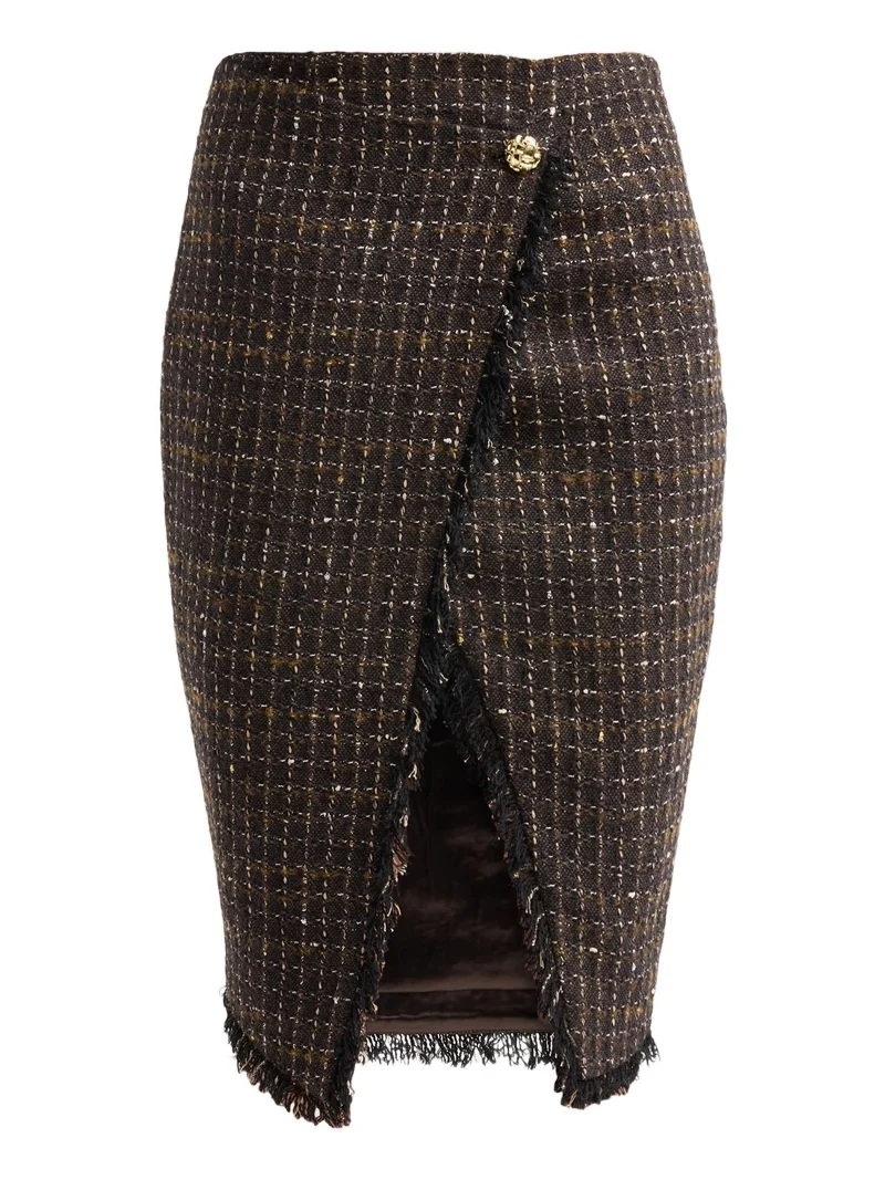 Women's Nova Tweed Midi Skirt
