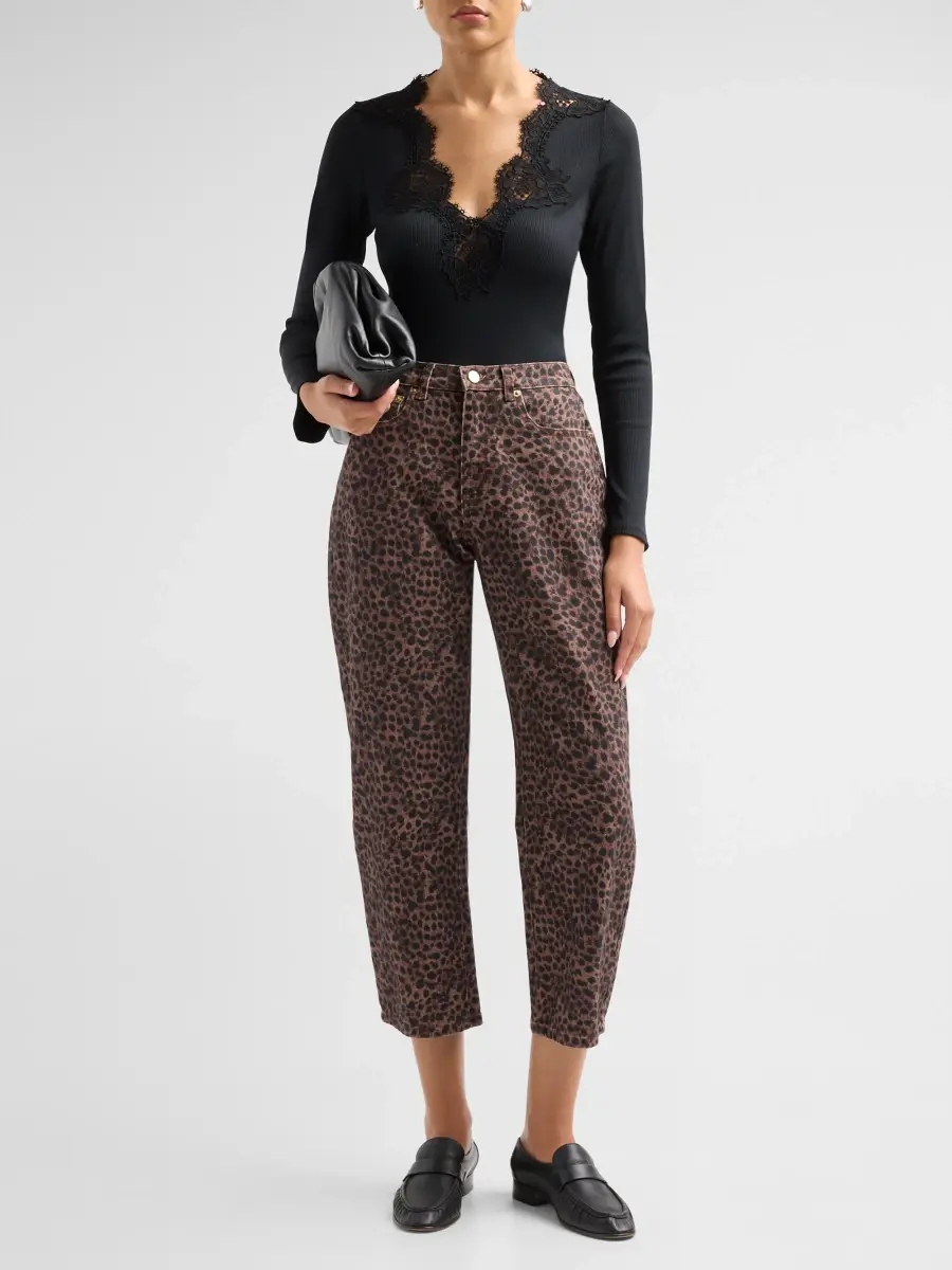 Generation Love Women's Lady Lace Ribbed Top | Thumbnail 2