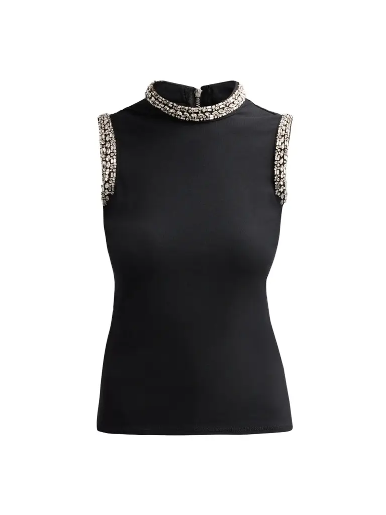 Generation Love Women's Lavinia Embellished Sleeveless Top
