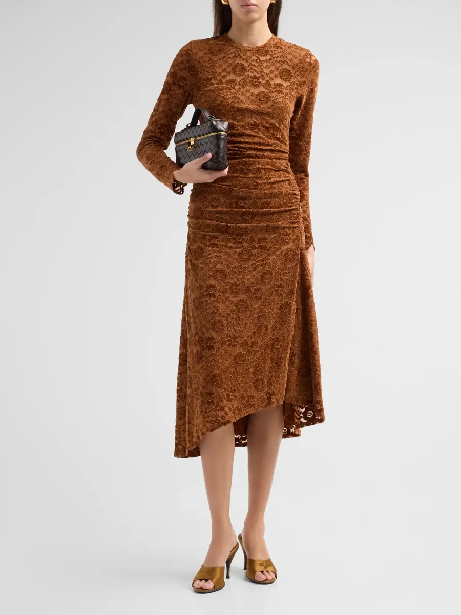 Generation Love Women's Karmen Velvet Lace Midi Dress | Thumbnail 2 Generation Love Women's Karmen Velvet Lace Midi Dress | Thumbnail 2