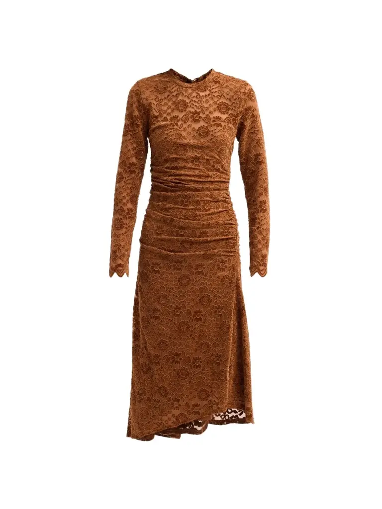 Generation Love Women's Karmen Velvet Lace Midi Dress