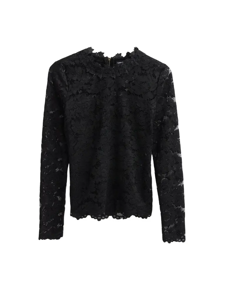 Generation Love Women's Vix Lace Long-Sleeve Top