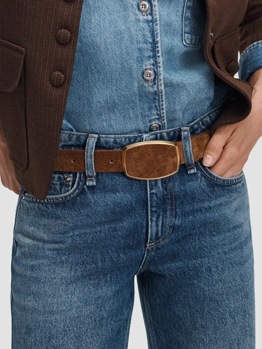 rag & bone Women's Wyatt Suede Belt | Thumbnail 3 rag & bone Women's Wyatt Suede Belt | Thumbnail 3