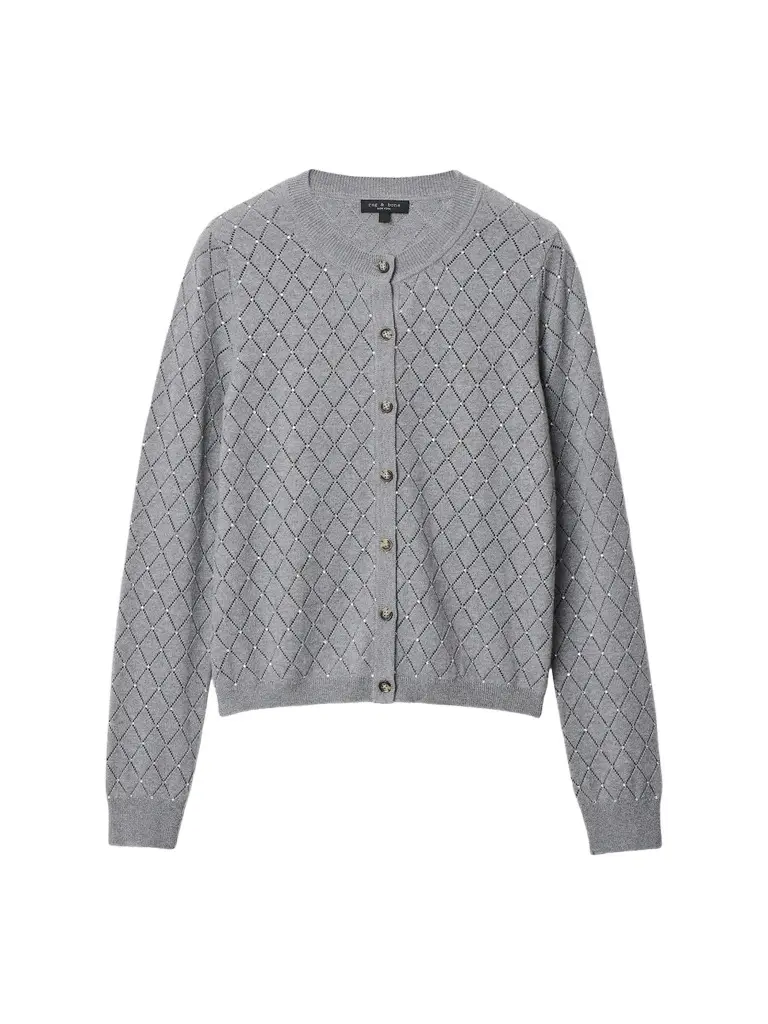Women's Archie Jewel Cashmere-Blend Cardigan Women's Archie Jewel Cashmere-Blend Cardigan