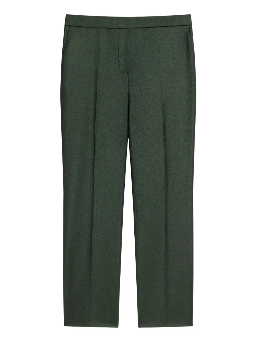 Women's Treeca Wool Crop Trousers