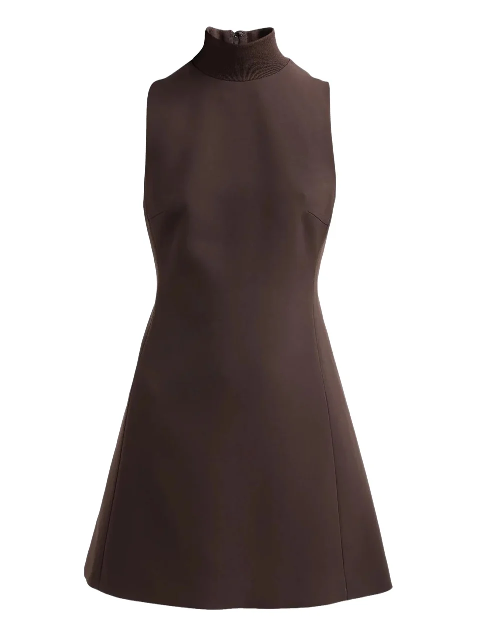 Women's Turtleneck Sleeveless Mini Dress Women's Turtleneck Sleeveless Mini Dress
