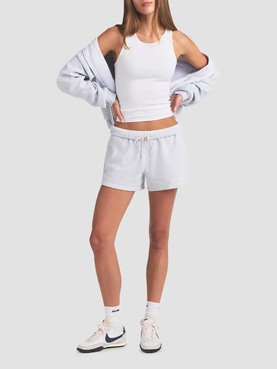 Skims Women's Cotton Fleece Classic Shorts | Thumbnail 2 Skims Women's Cotton Fleece Classic Shorts | Thumbnail 2